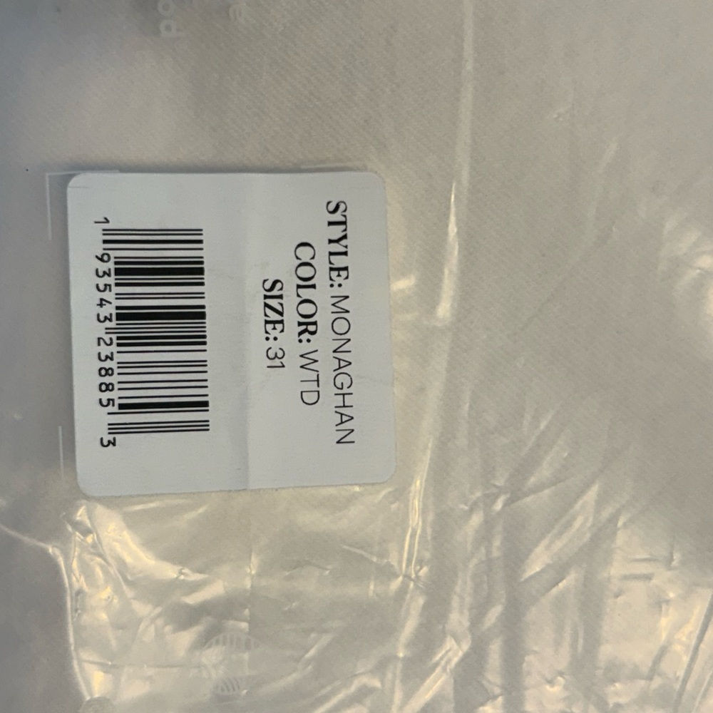 NIB Frank & Eileen Italian vintage Monaghan White Jeans - Picture 11 of 13
